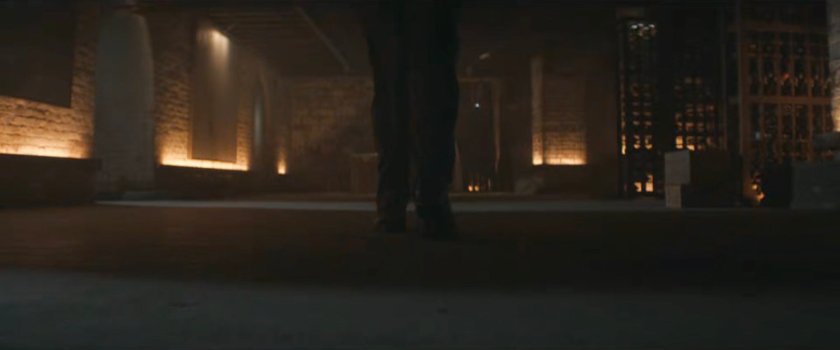 Fisk walking through his dungeon.