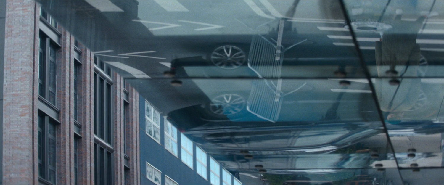 Interstitial: reflection underneath overhang.