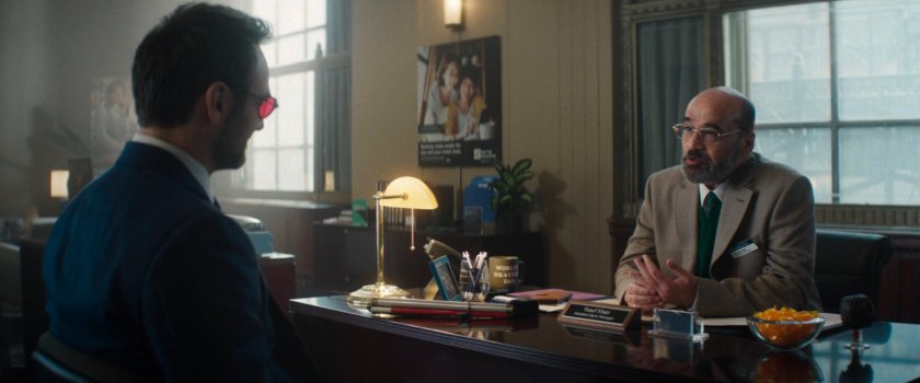 Matt and Yusuf Khan in New York Mutual Bank.