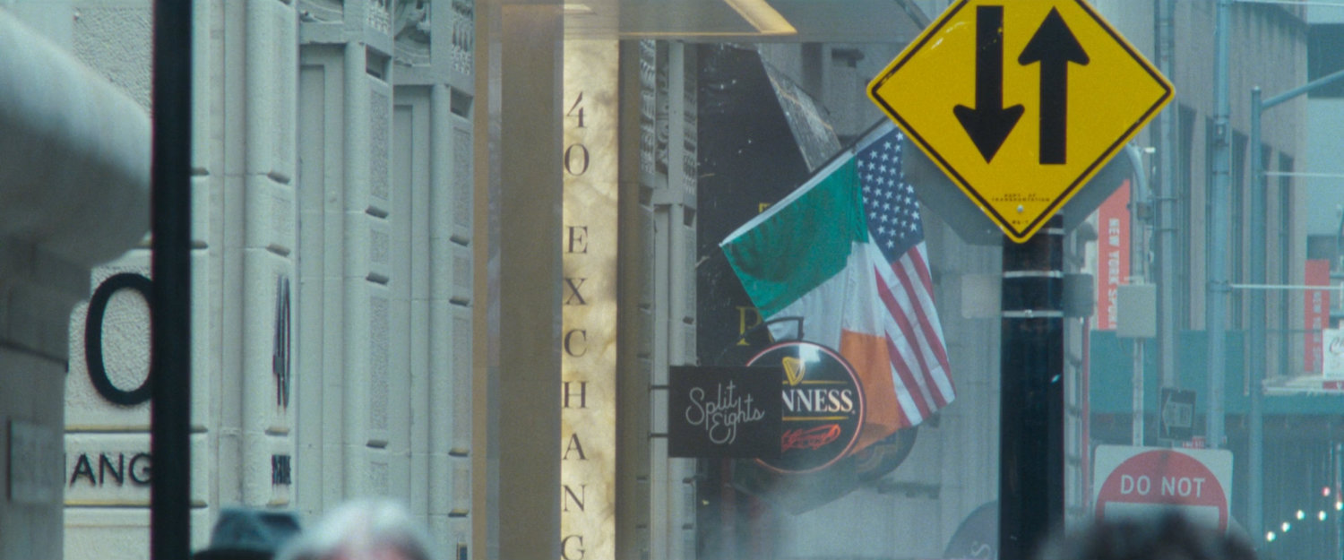 Deep focus shot of Exchange Place.