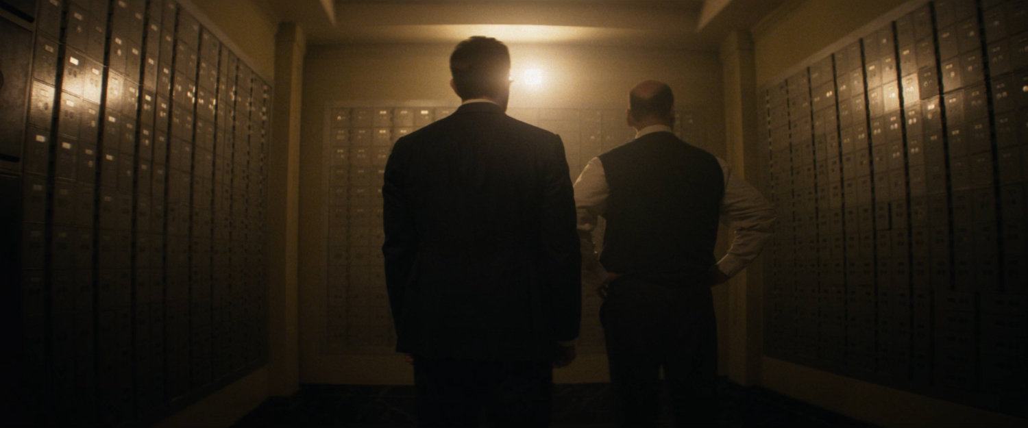 Matt and Yusuf in vault of New York Mutual Bank.