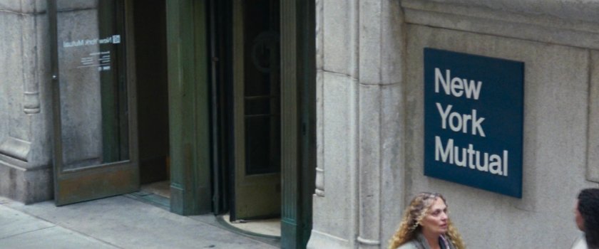 Interstitial: exterior of New York Mutual bank.