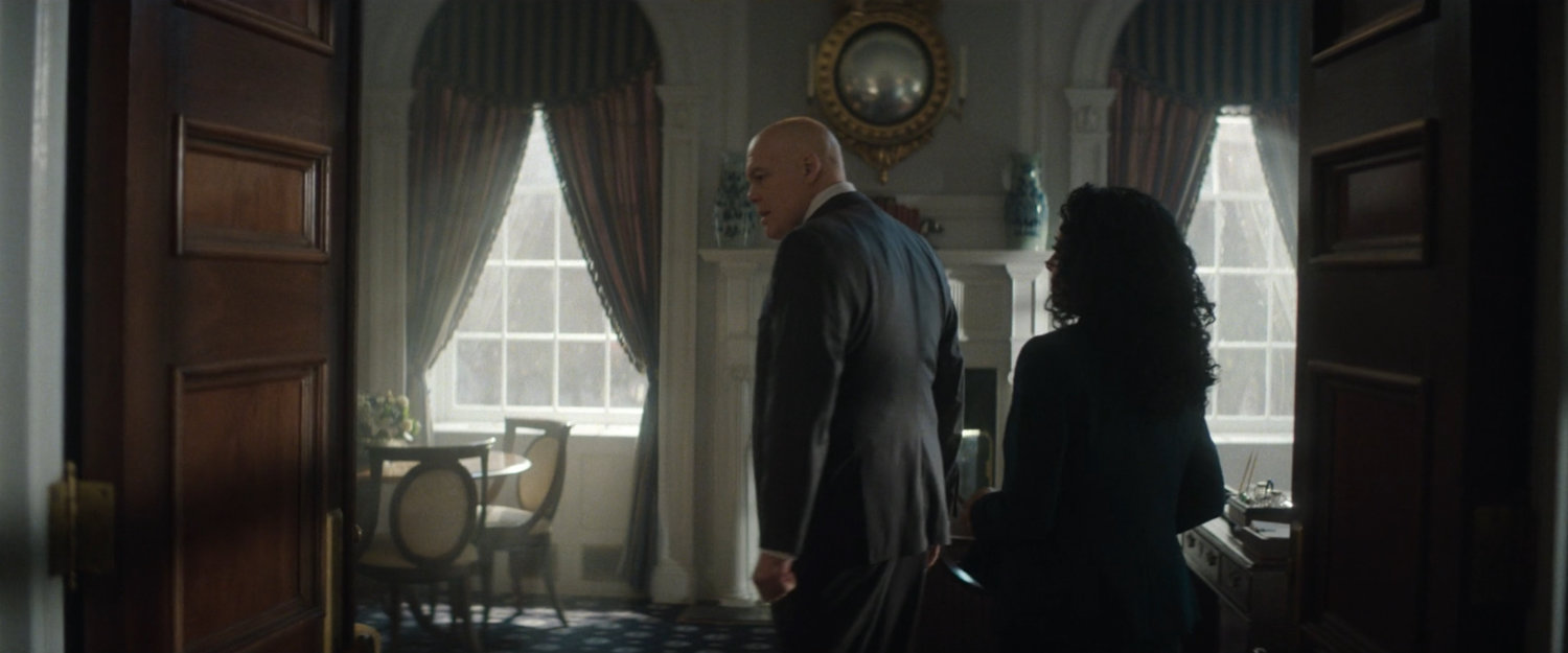 Fisk and Sheila in the Mayor's office.