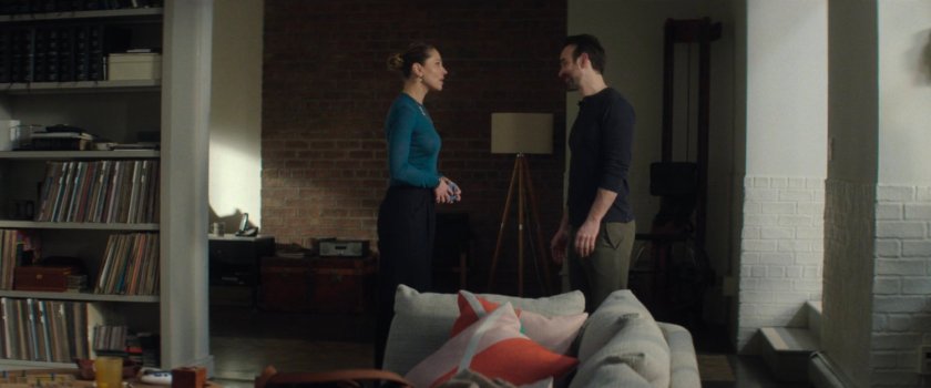 Matt and Heather in his apartment.