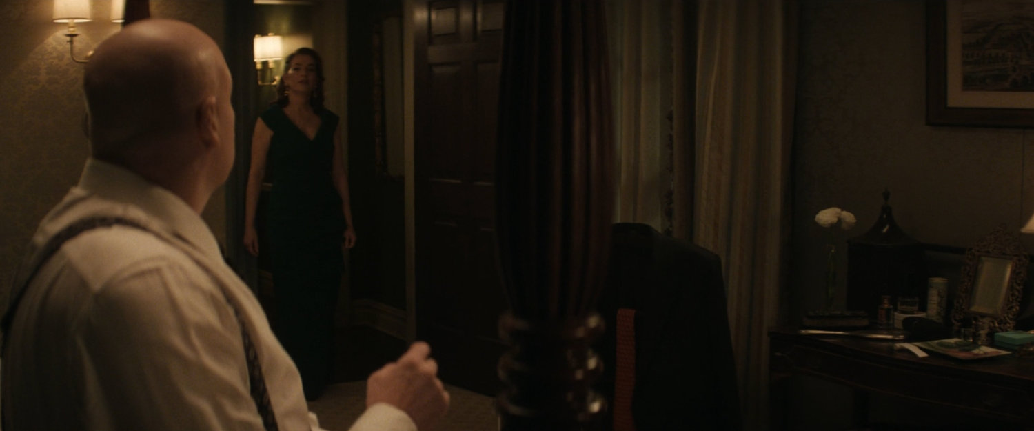 Fisk and Vanessa in their bedroom.