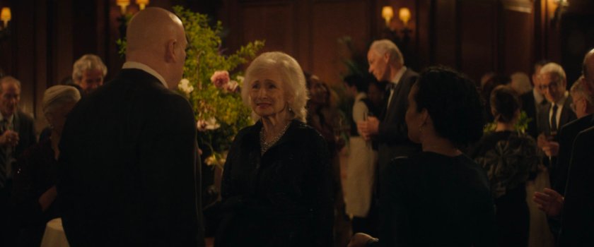 Mayor Fisk with prominent business people at a charity event.