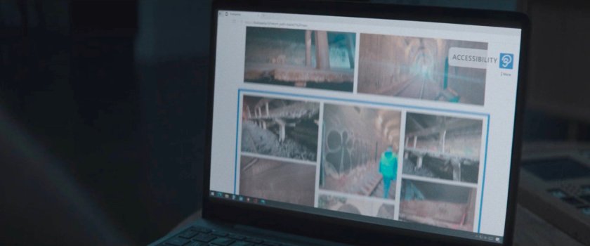 Computer screen of Track 61 abandoned train tunnels.