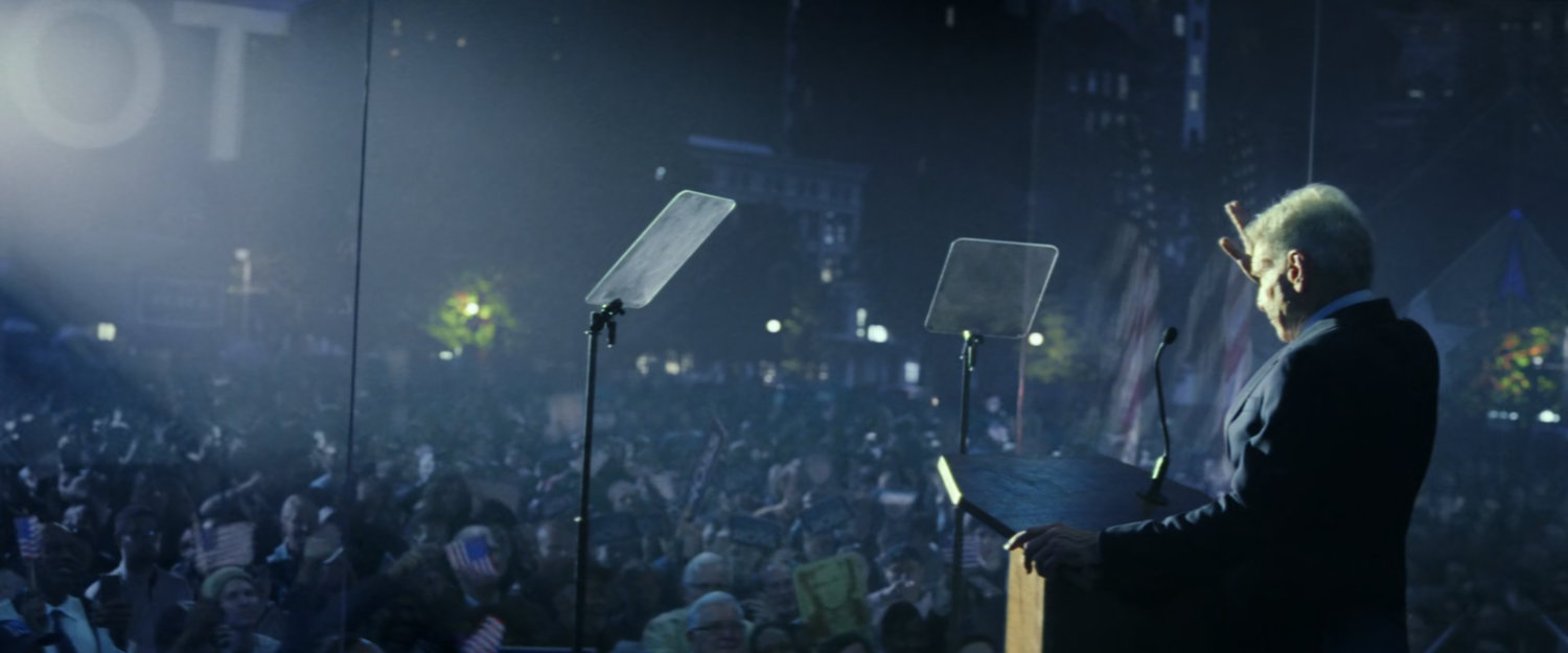 General Ross at a rally in New Hampshire.