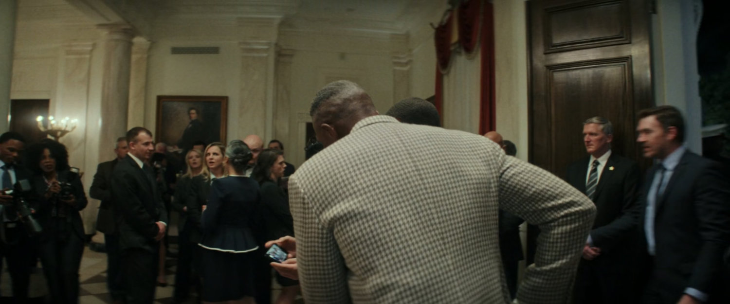 Isaiah inside the White House.