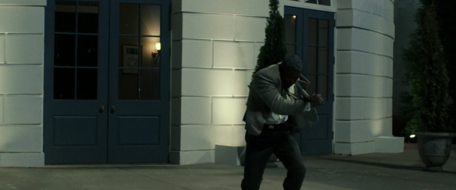 Isaiah Bradley running from the White House.