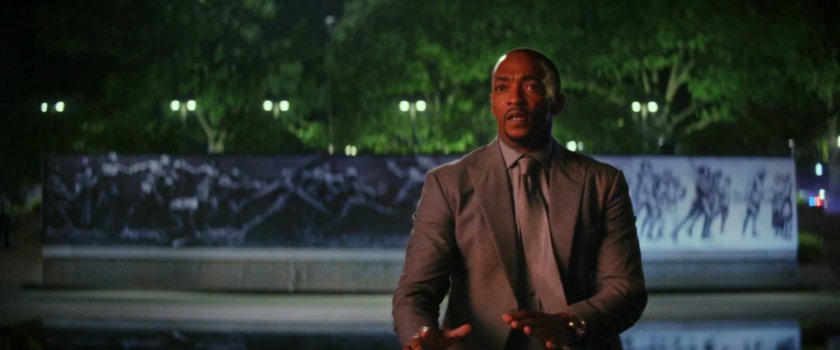 Sam in Pershing Park.