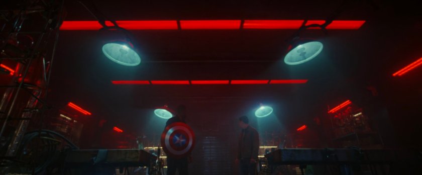 Sam and Joaquin inside Camp Echo One.