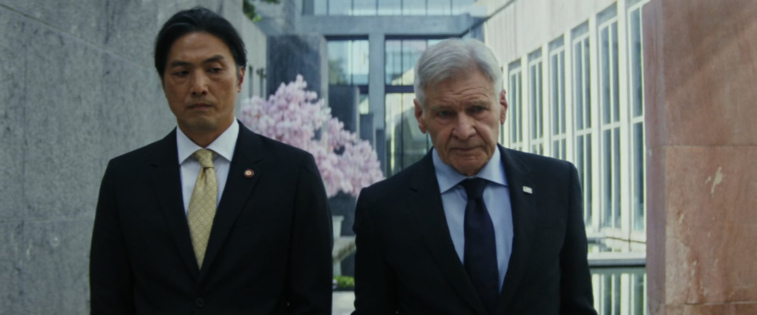 President Ross and Prime Minister Ozaki in Tokyo.