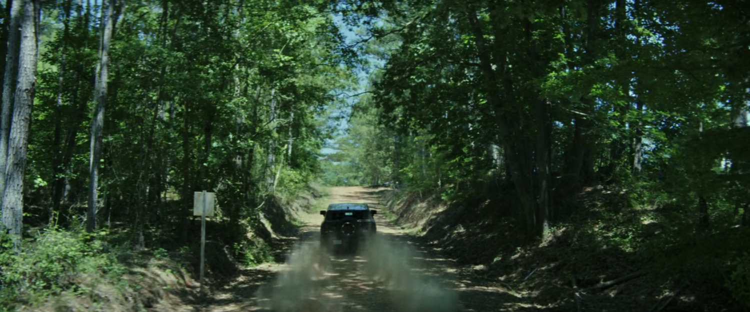 Road outside Camp Echo One.