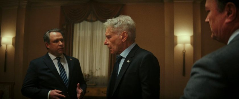 President Ross and two advisors in his hotel room in Tokyo.