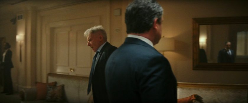 President Ross and two advisors in his hotel room in Tokyo.