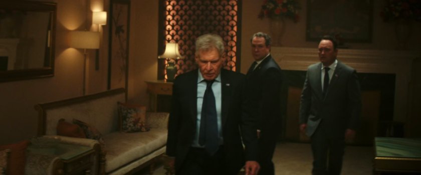 President Ross and two advisors in his hotel room in Tokyo.