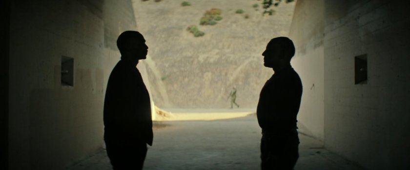Sam and Sidewinder in military bunker in Norfolk.