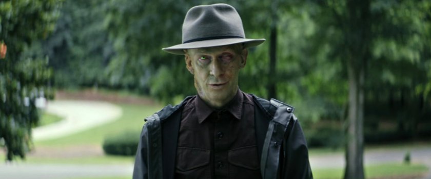 Samuel Sterns at the Admiral's front door.