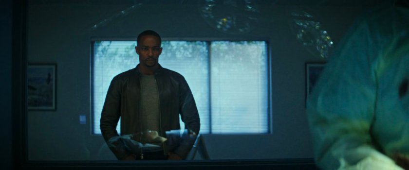 Sam watching surgery in Walter Reed operating room.