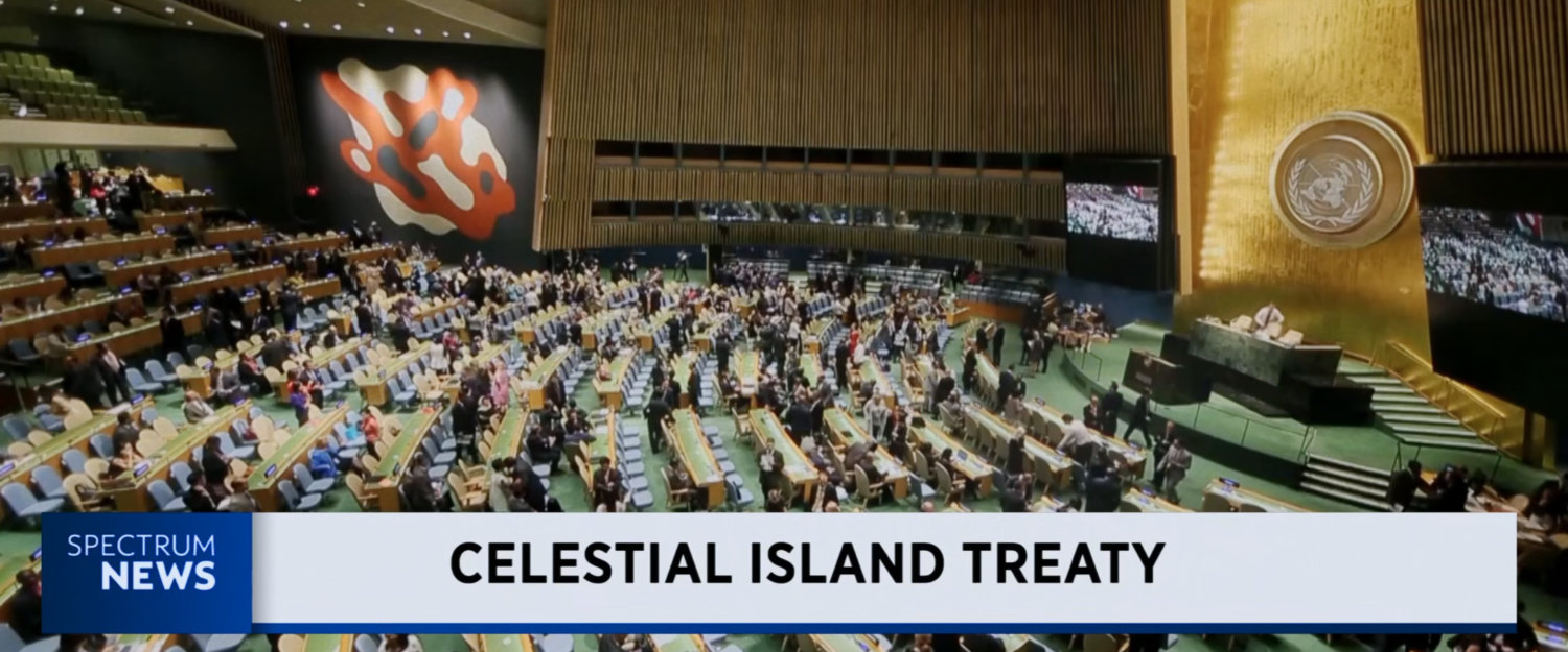 United Nations room on Spectrum News.