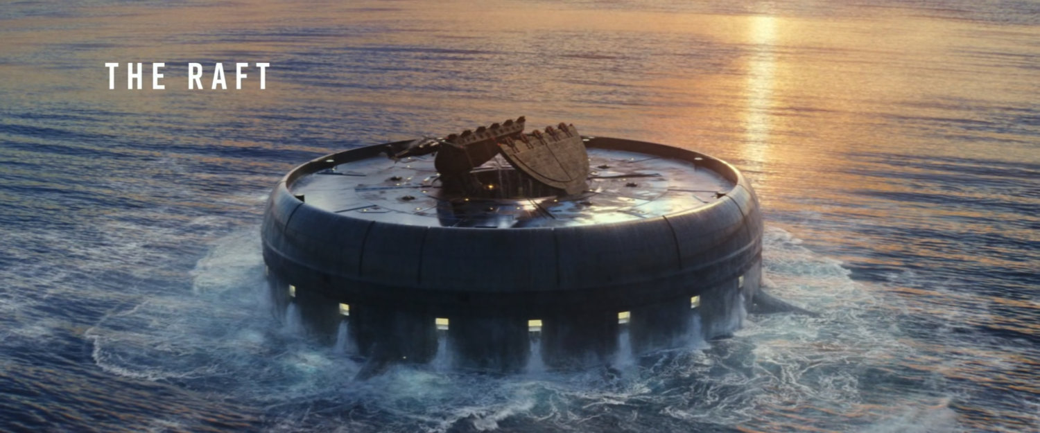 Exterior of The Raft.