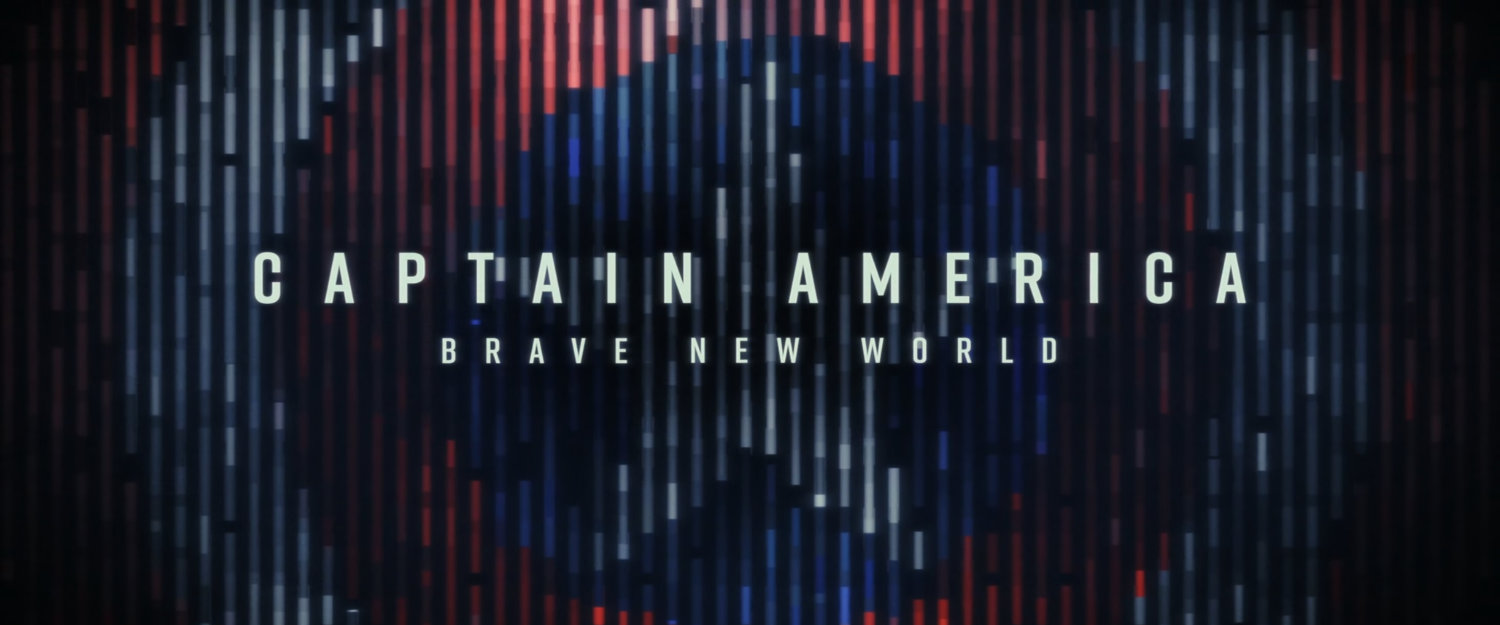 Captain America: Brave New World title card, end credits.