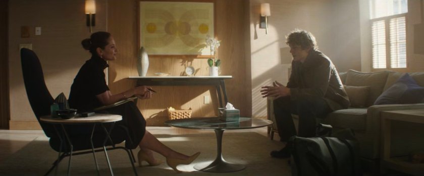 Heather and Bastion in her office.