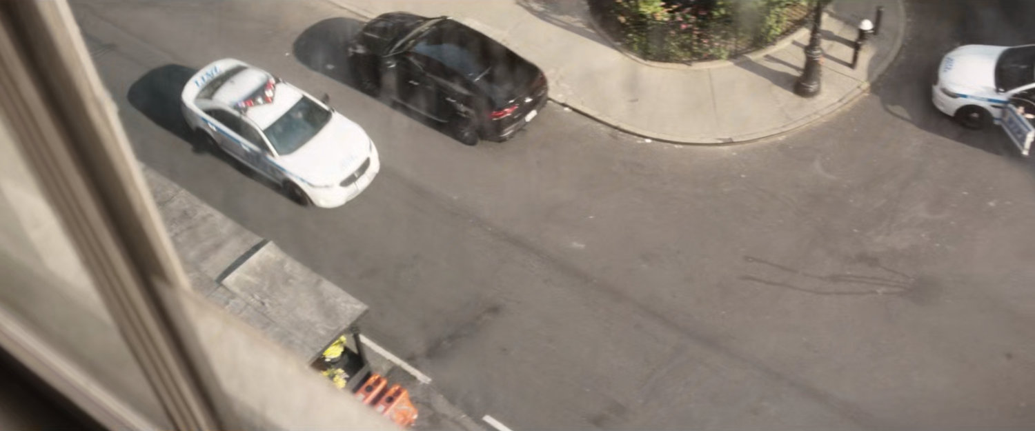View of street from Heather's office.