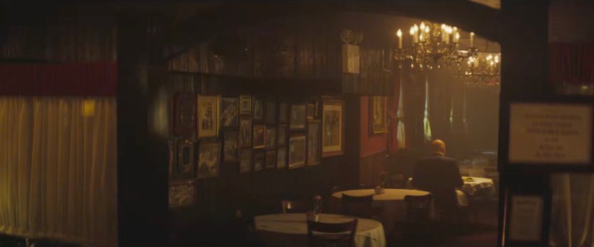 Interior of Bamonte's Restaurant.