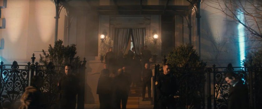 Exterior of the Black & White Ball.