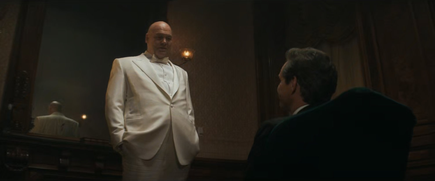 Fisk and Jack in an office at the Black & White Ball.
