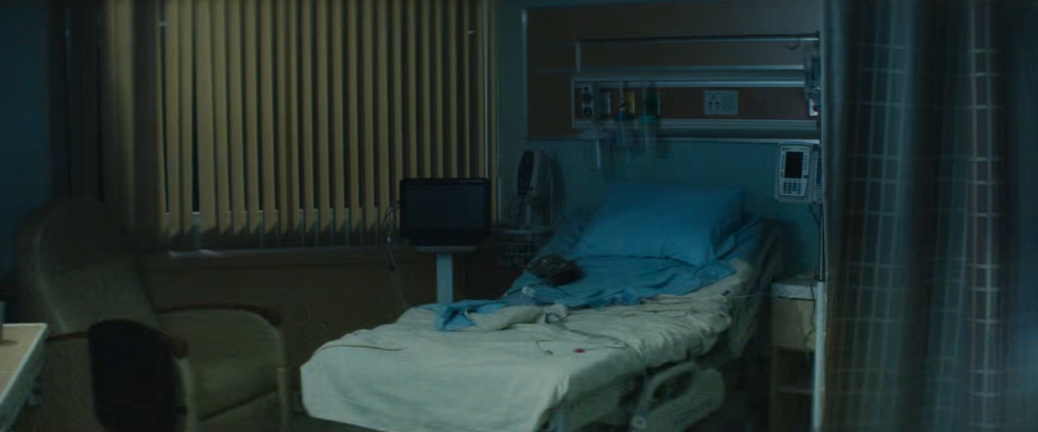 An empty room in Metro-General Hospital.