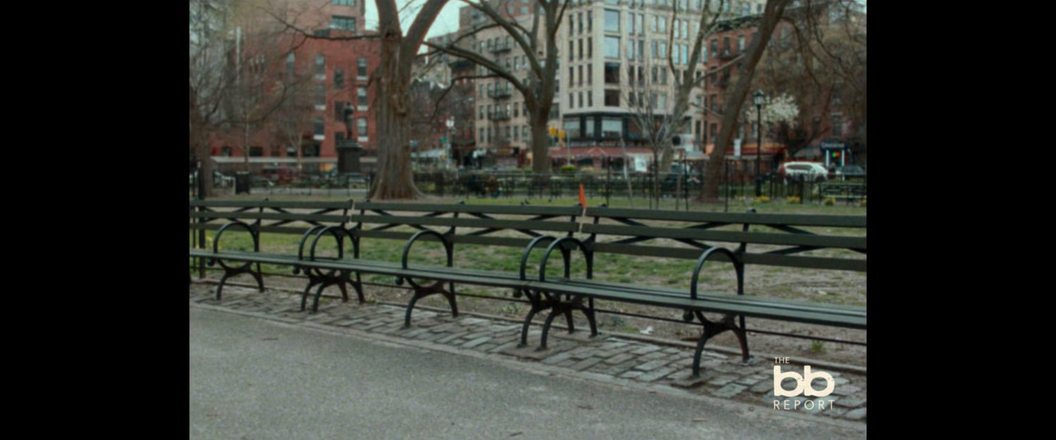 BB Report: empty park benches.