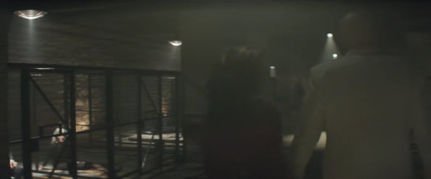 Fisk and Vanessa in his dungeon.