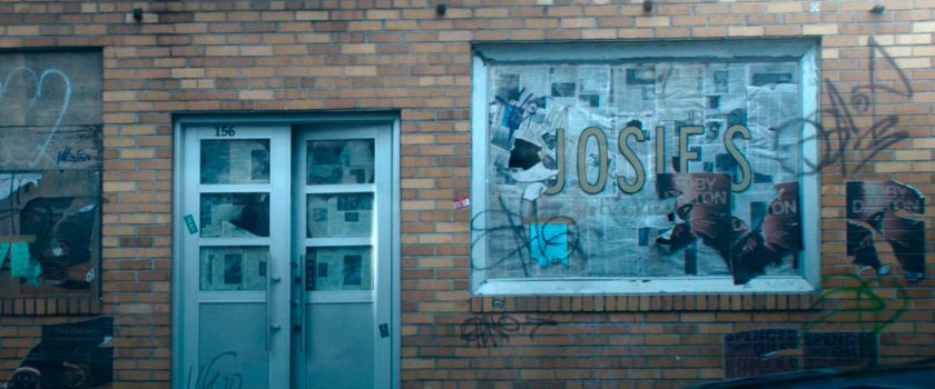 Exterior of Josie's bar.