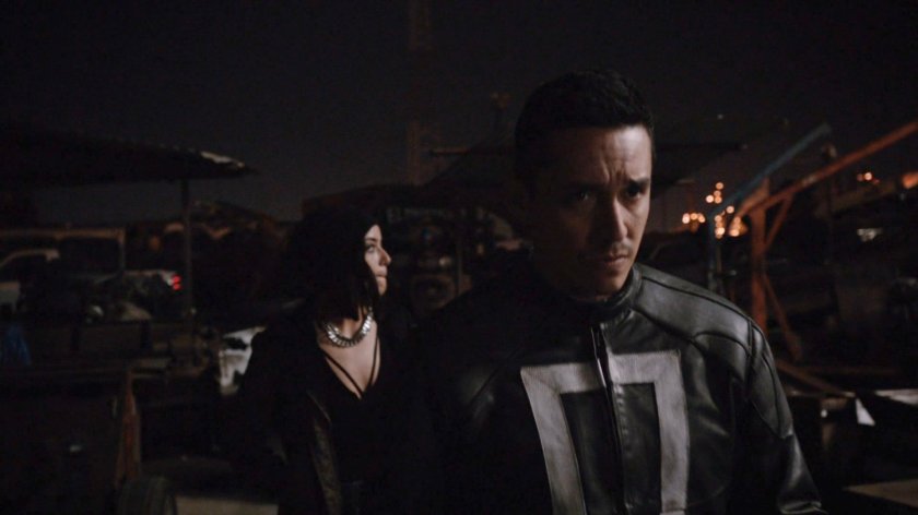 Robbie and Daisy in the El Monte Auto and Salvage Yard.