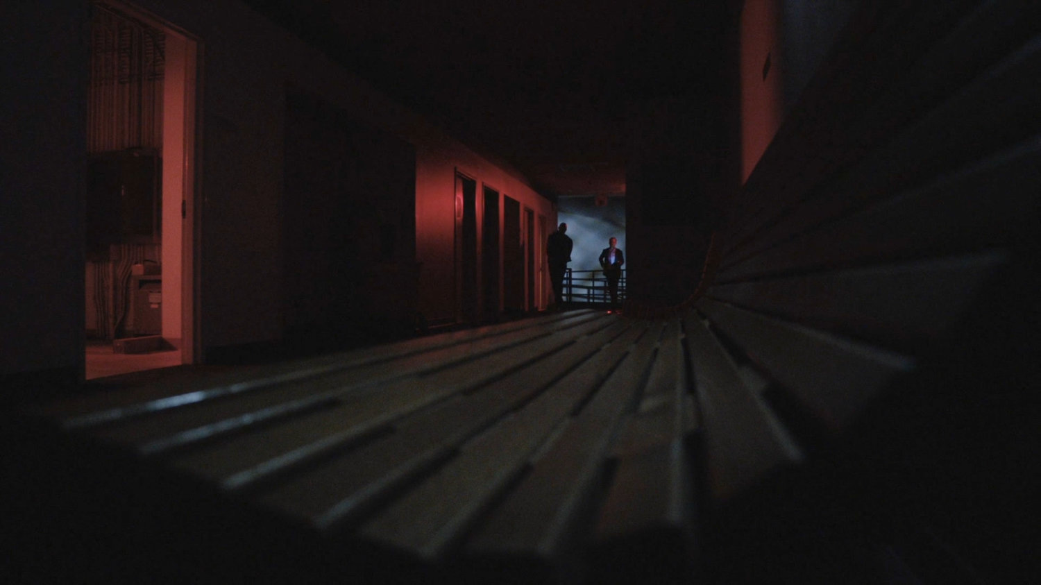 Fitz and Mack in interior hallway in Momentum Labs.