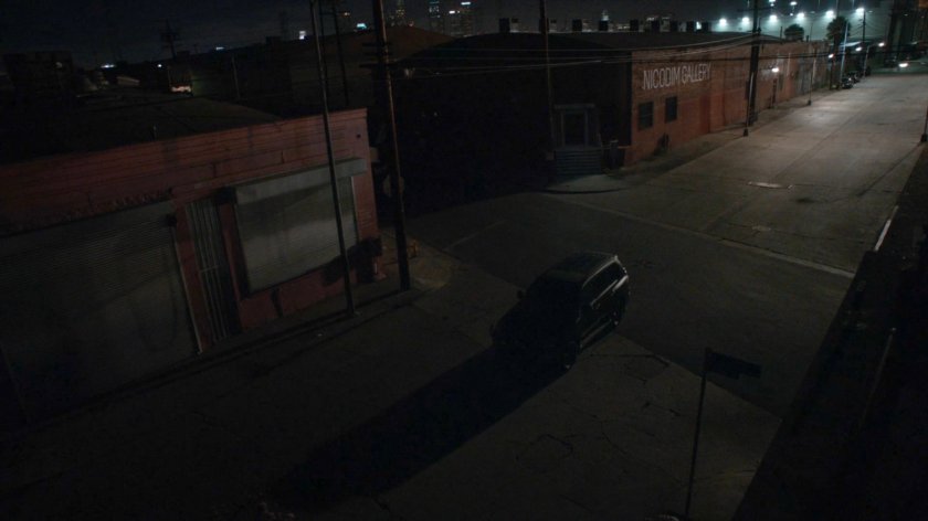 Blacked out Miami street intersection.