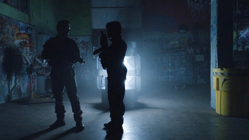 Watchdogs in EMP warehouse.