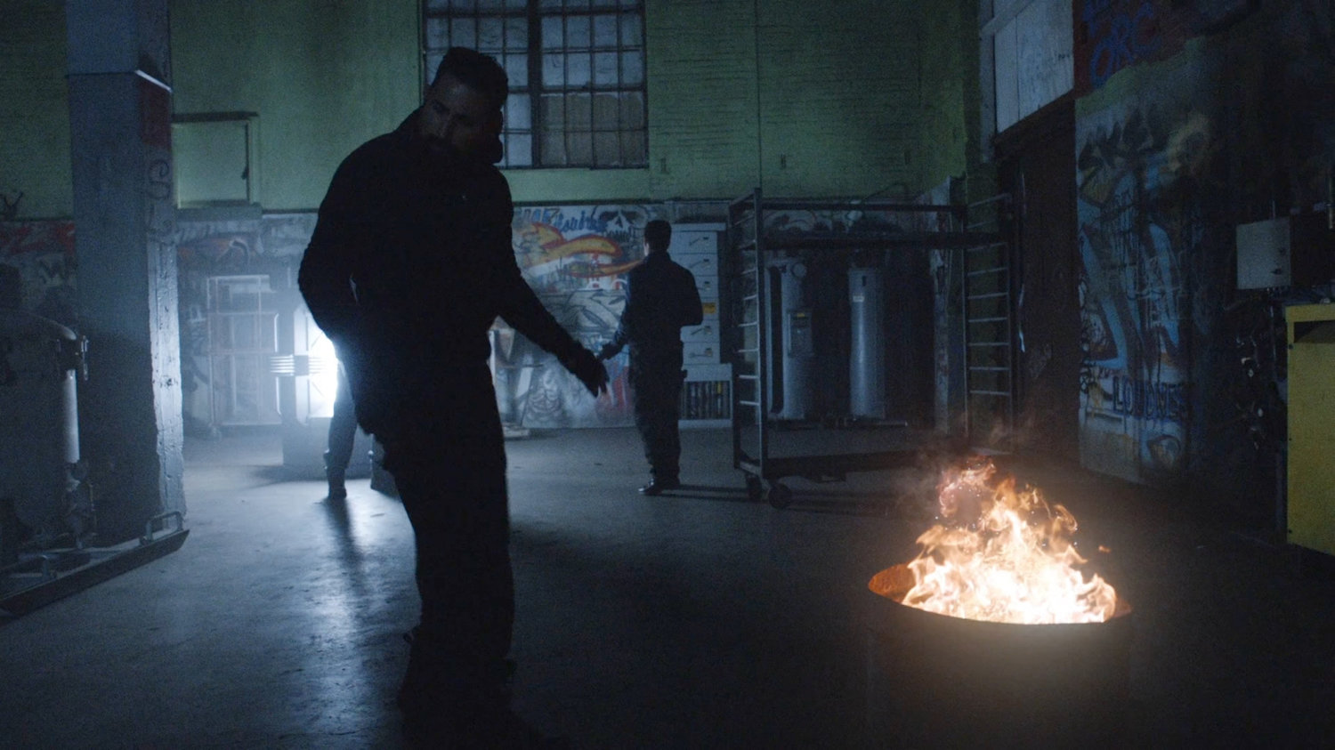 Watchdogs in EMP warehouse.
