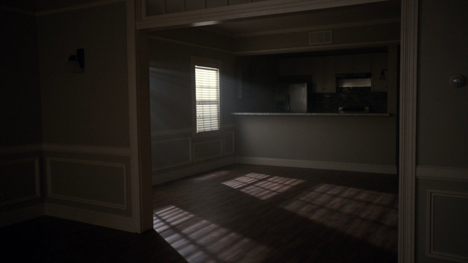 Interior of an empty apartment of The Langham.