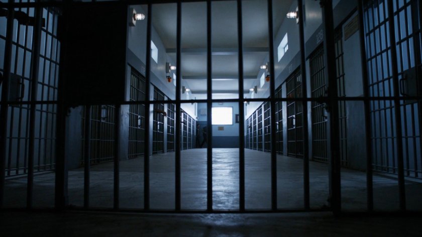 View of cell block D at South Ridge Penitentiary.