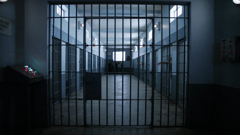 View of cell block A at South Ridge Penitentiary.