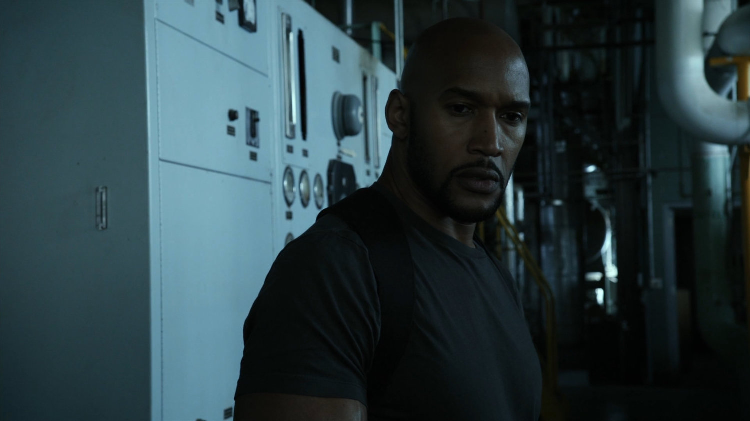 Mack in the generator room at South Ridge Penitentiary.