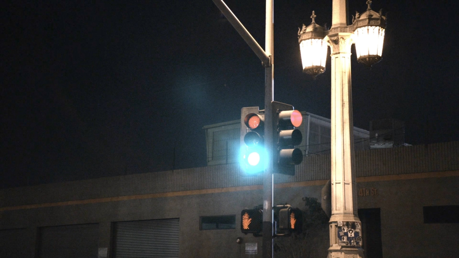 Signal turning green.