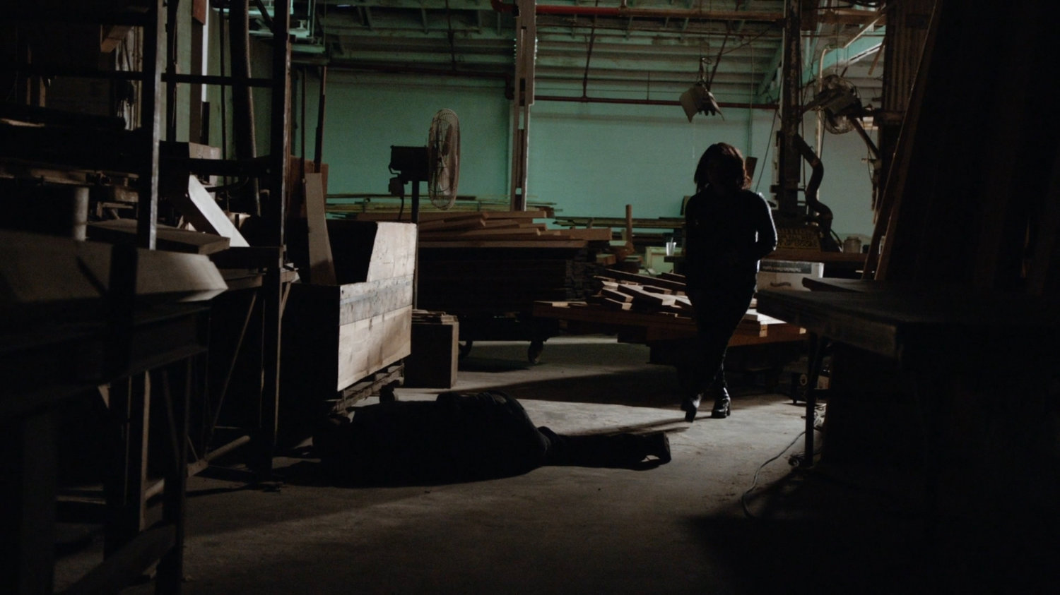 Daisy in the Chinatown Crew Warehouse.