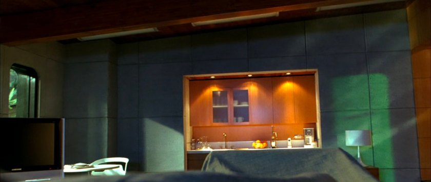 Interior of Ben's room at the Von Doom compound.