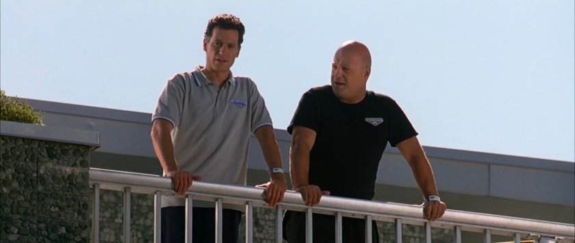 Reed and Ben on the balcony at the Von Doom compound.