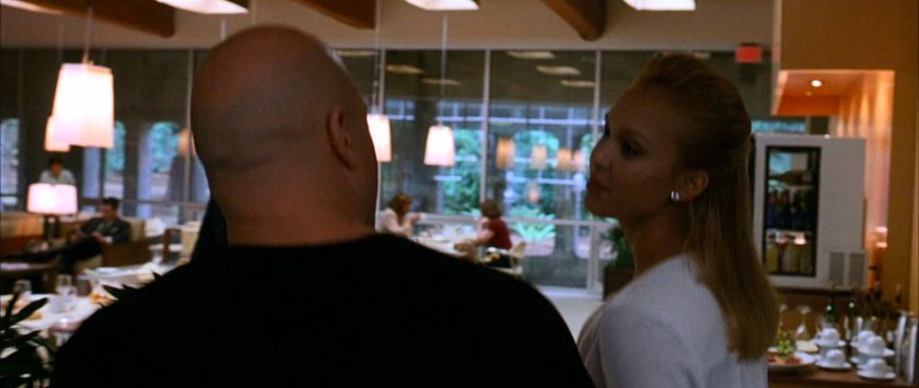 Ben and Sue in the Von Doom compound cafeteria.